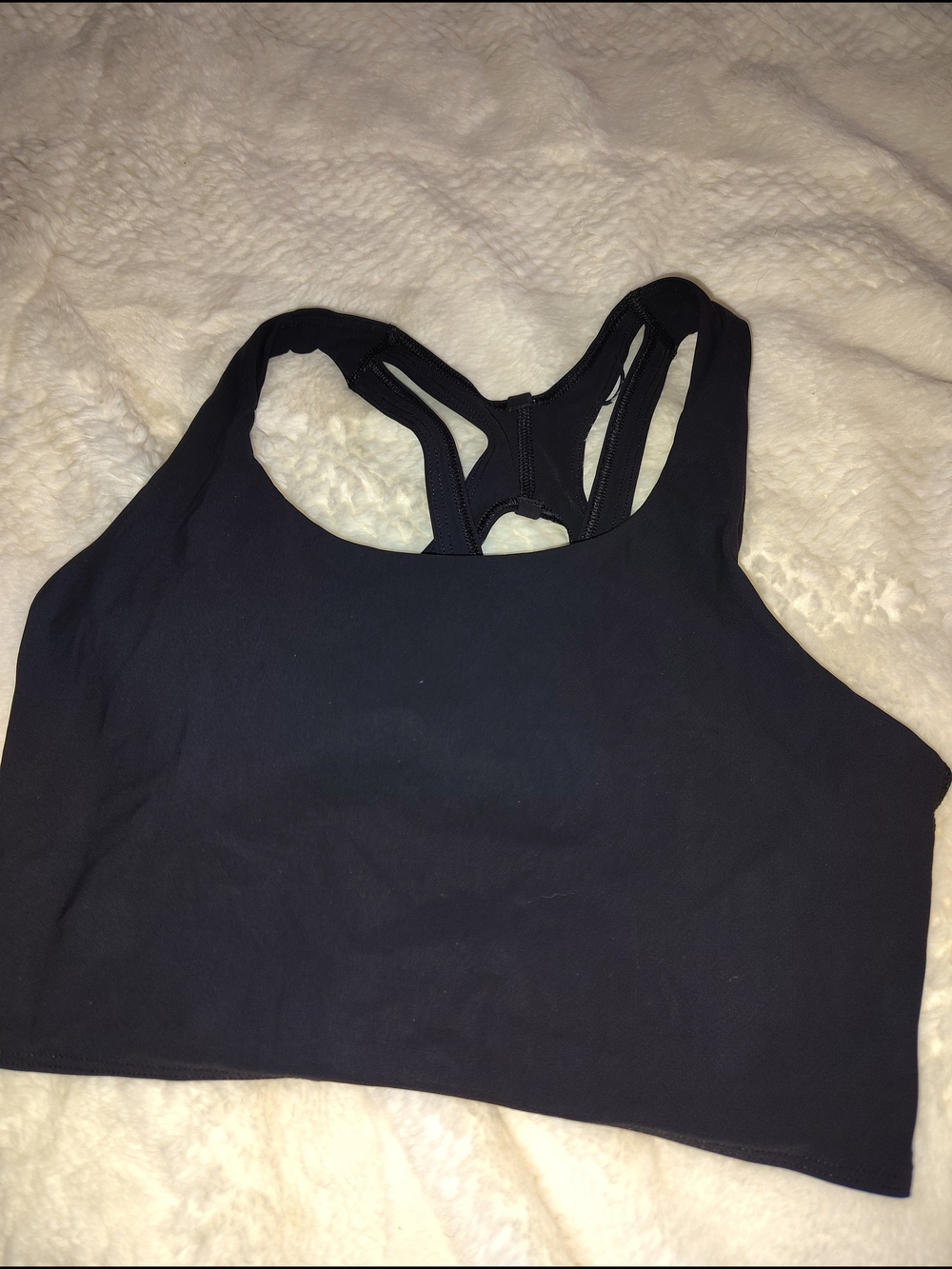 lululemon athletica Black Racerback Sports Bra